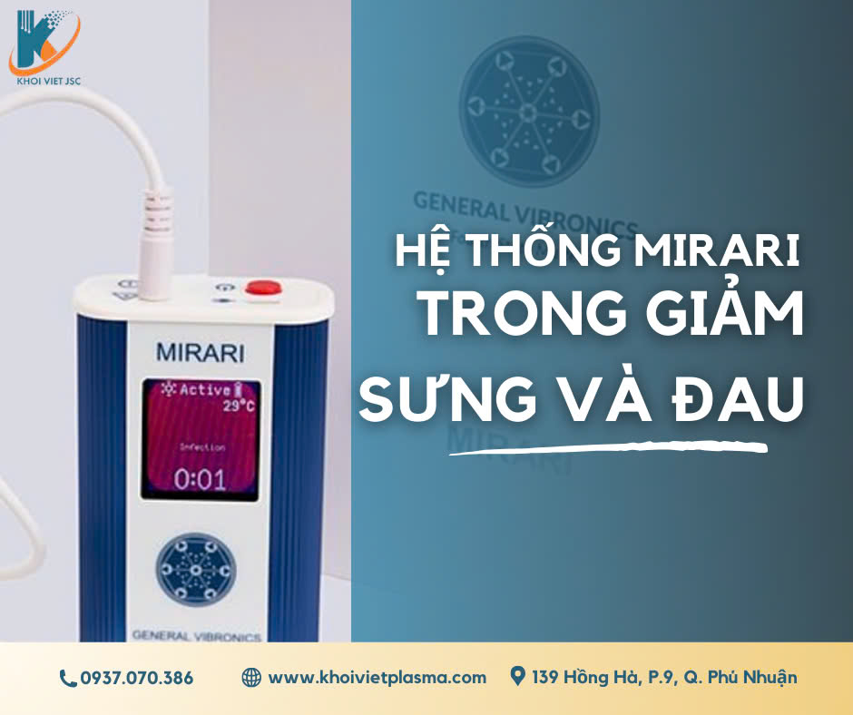 Hệ thống Plasma lạnh trong giảm sưng giảm đau
